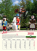 Kalender 2018 Juli