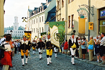 Bergparade in Schneeberg